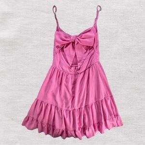 Pink Dress w/Bow